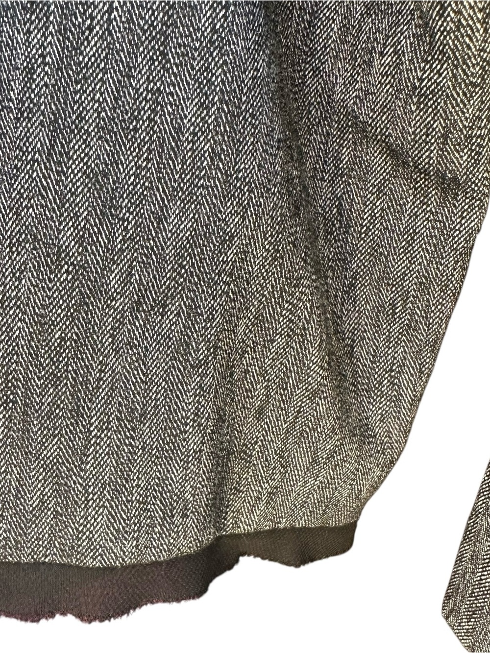 Vintage Charlotte Russe Ruffled Blazer Jacket Black Tweed Size M Girly - Picture 4 of 9
